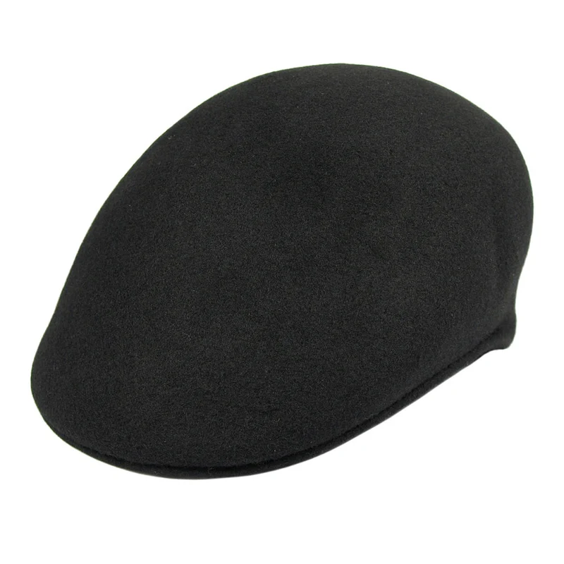 Casquette Ascot en Laine noir JAXON & JAMES