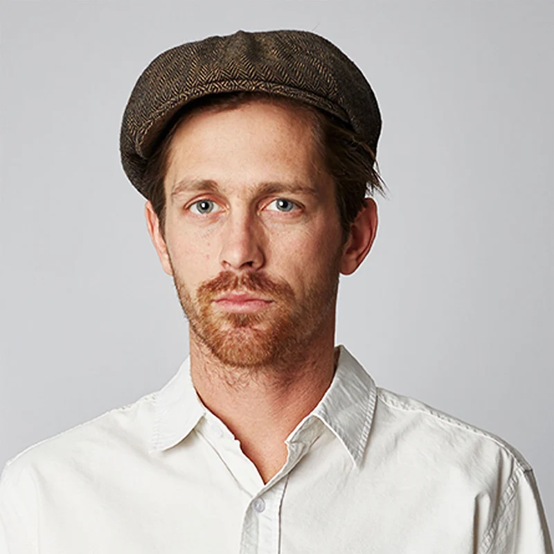 Casquette Gavroche à Chevrons Brood Classic marron-khaki BRIXTON
