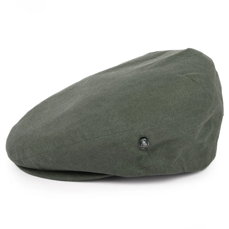Casquette Plate en Coton Délavé olive CITY SPORT