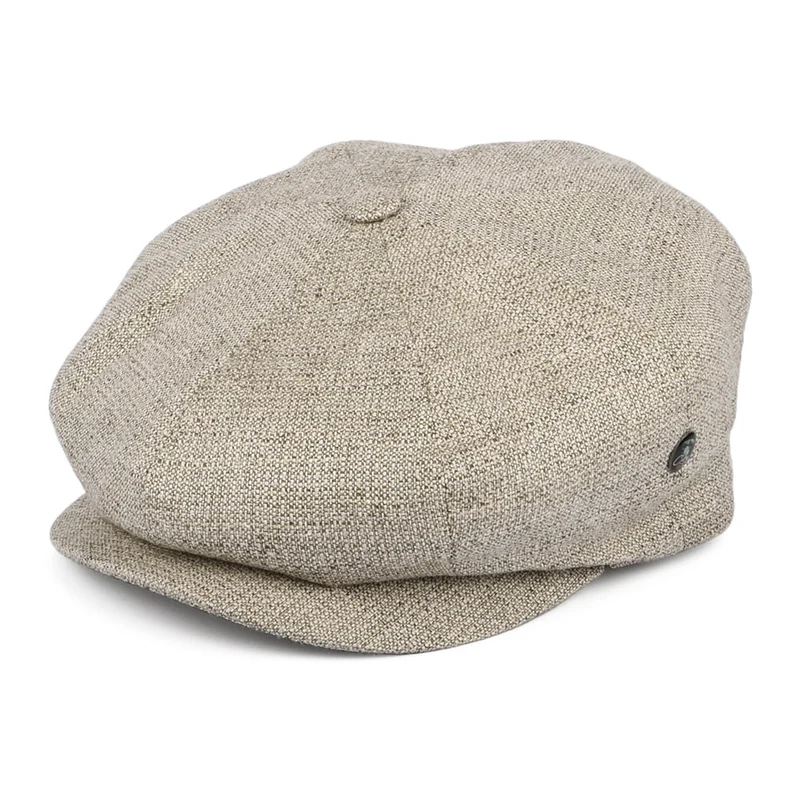 Casquette Gavroche en Lin Mélangé beige sable CITY SPORT