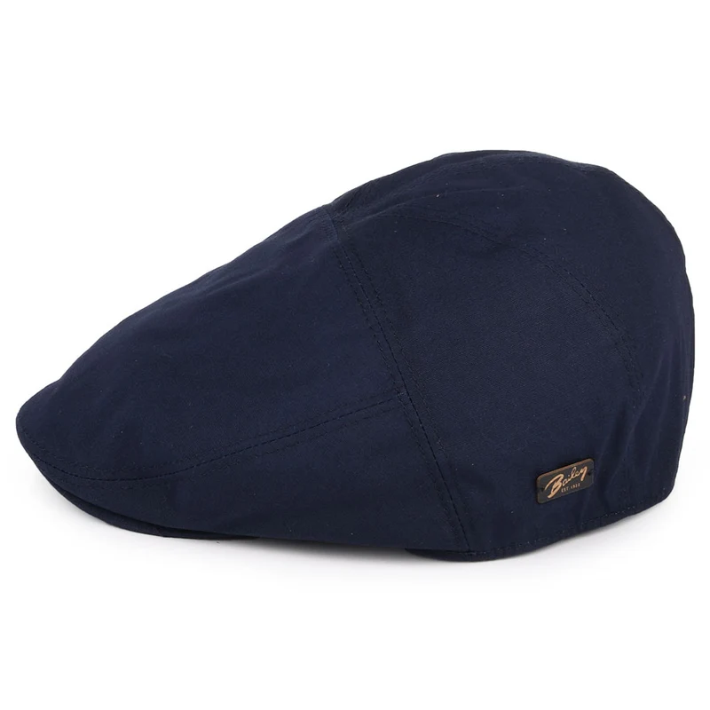 Casquette Plate Hydrofuge Graham bleu marine BAILEY