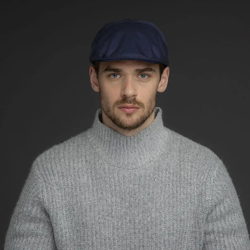 Casquette Plate Hydrofuge Graham bleu marine BAILEY