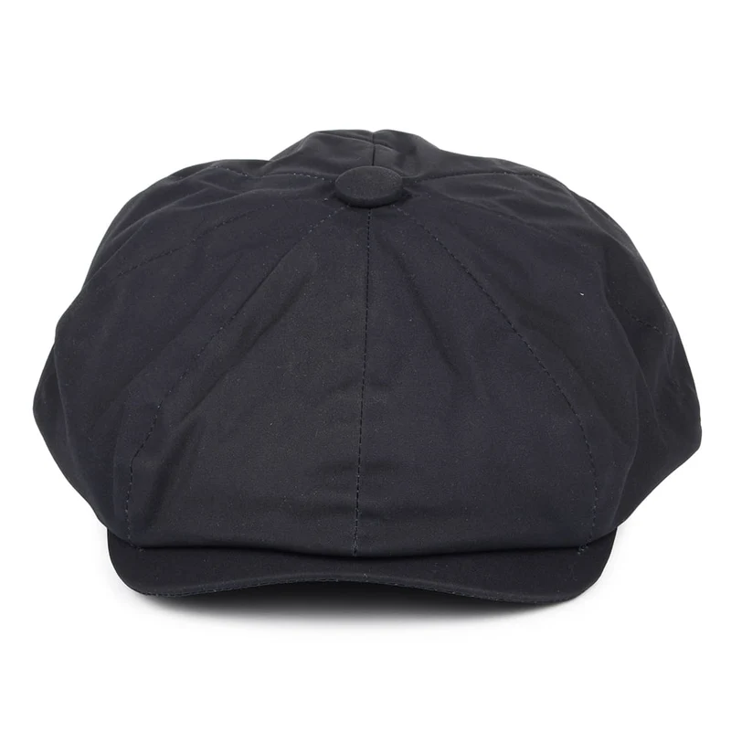 Casquette Gavroche en Coton Ciré bleu marine CHRISTYS
