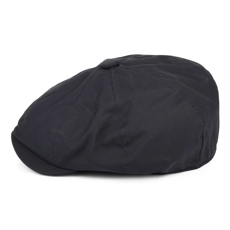 Casquette Gavroche en Coton Ciré bleu marine CHRISTYS