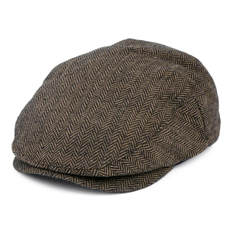 Casquette Plate à Chevrons Hooligan marron-khaki BRIXTON