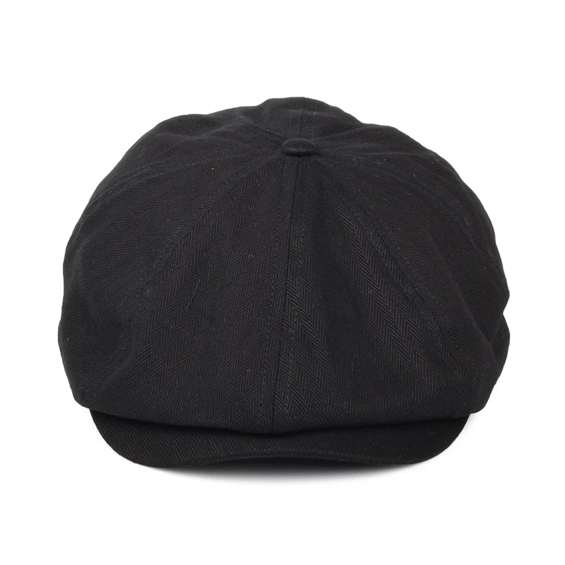 Casquette Gavroche à Chevrons Brood noir BRIXTON