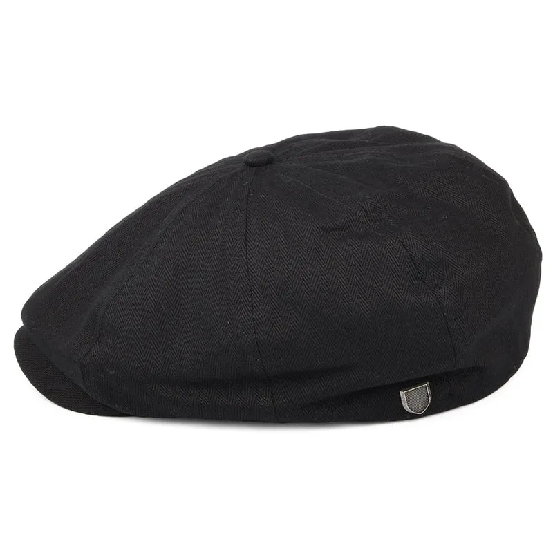 Casquette Gavroche à Chevrons Brood noir BRIXTON