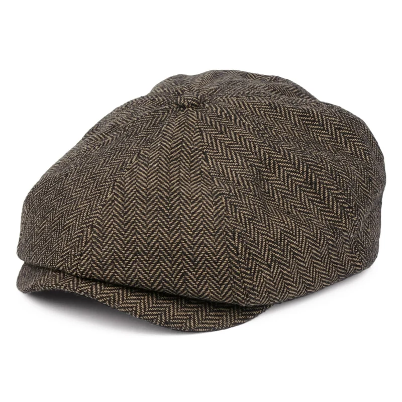 Casquette Gavroche à Chevrons Brood marron-khaki BRIXTON