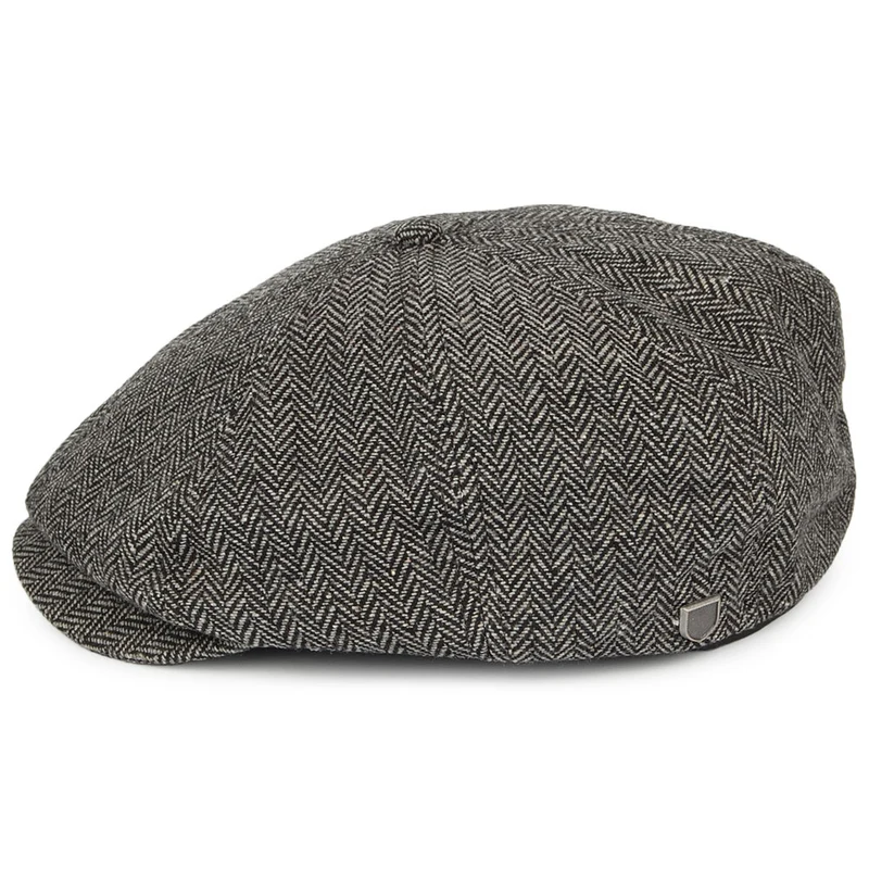 Casquette Gavroche à Chevrons Brood gris-noir BRIXTON