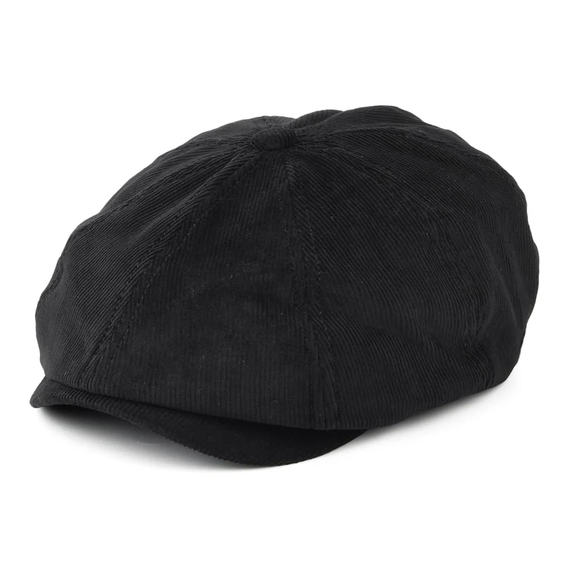 Casquette Gavroche en Velours Côtelé Brood Joe Strummer noir BRIXTON