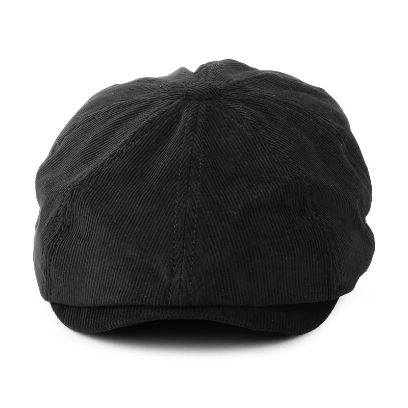 Casquette Gavroche en Velours Côtelé Brood Joe Strummer noir BRIXTON