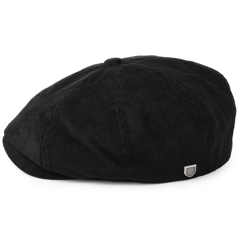 Casquette Gavroche en Velours Côtelé Brood Joe Strummer noir BRIXTON
