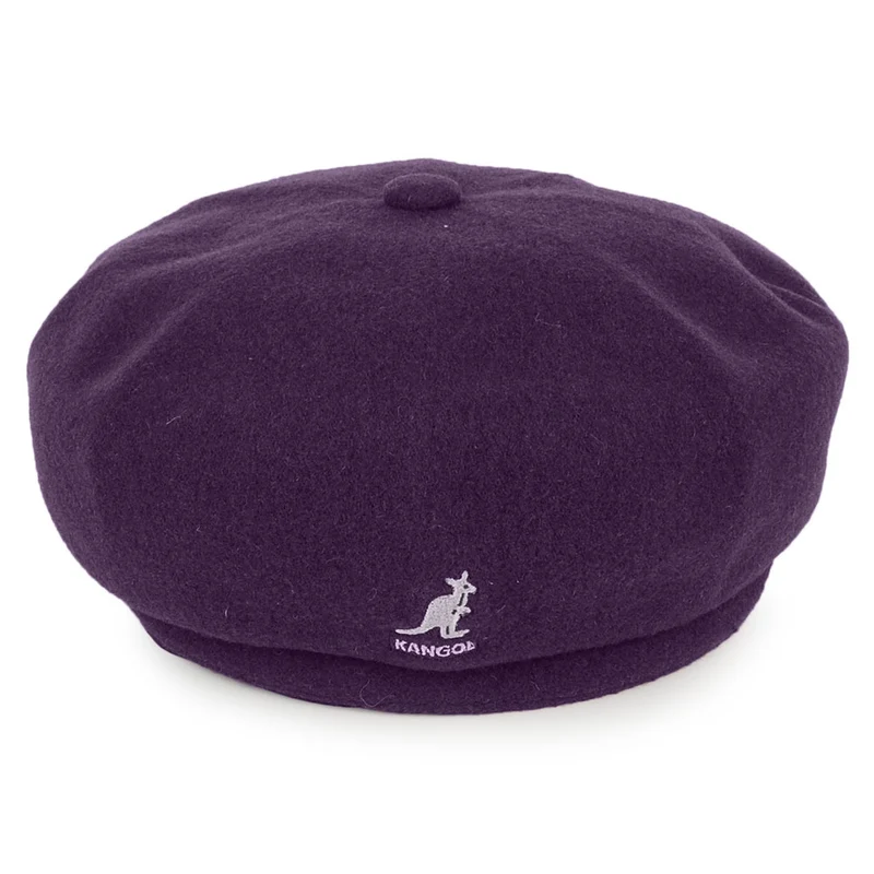 Casquette Gavroche en Laine Spitfire violet KANGOL