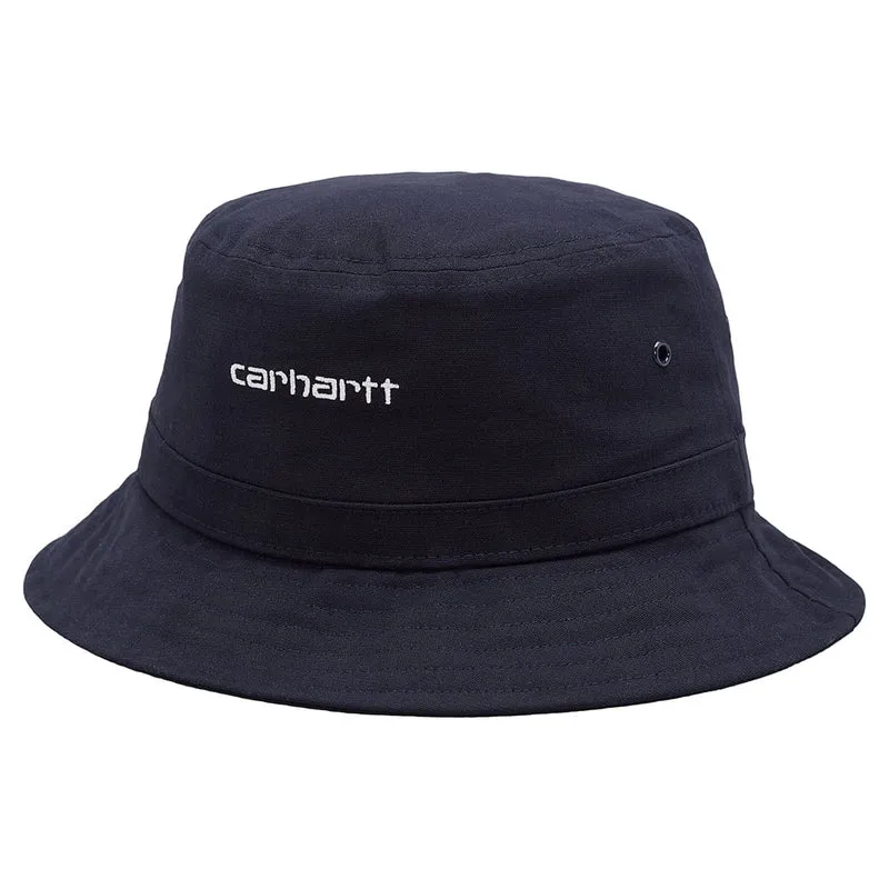 Chapeau Bob Script bleu marine foncé CARHARTT WIP