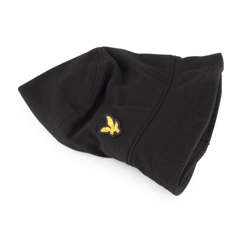 Chapeau Bob en Coton Sergé noir LYLE & SCOTT