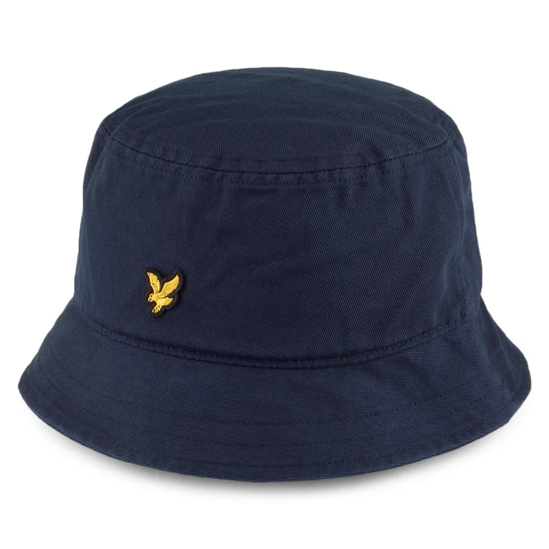 Chapeau Bob en Coton Sergé bleu marine LYLE & SCOTT