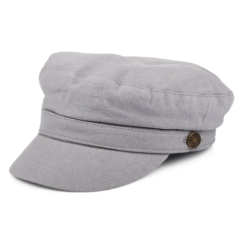 Casquette de Marin en Lin Épais Paddington gris CHRISTYS