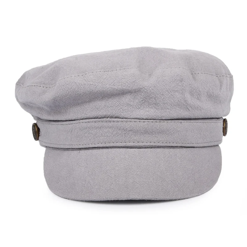 Casquette de Marin en Lin Épais Paddington gris CHRISTYS