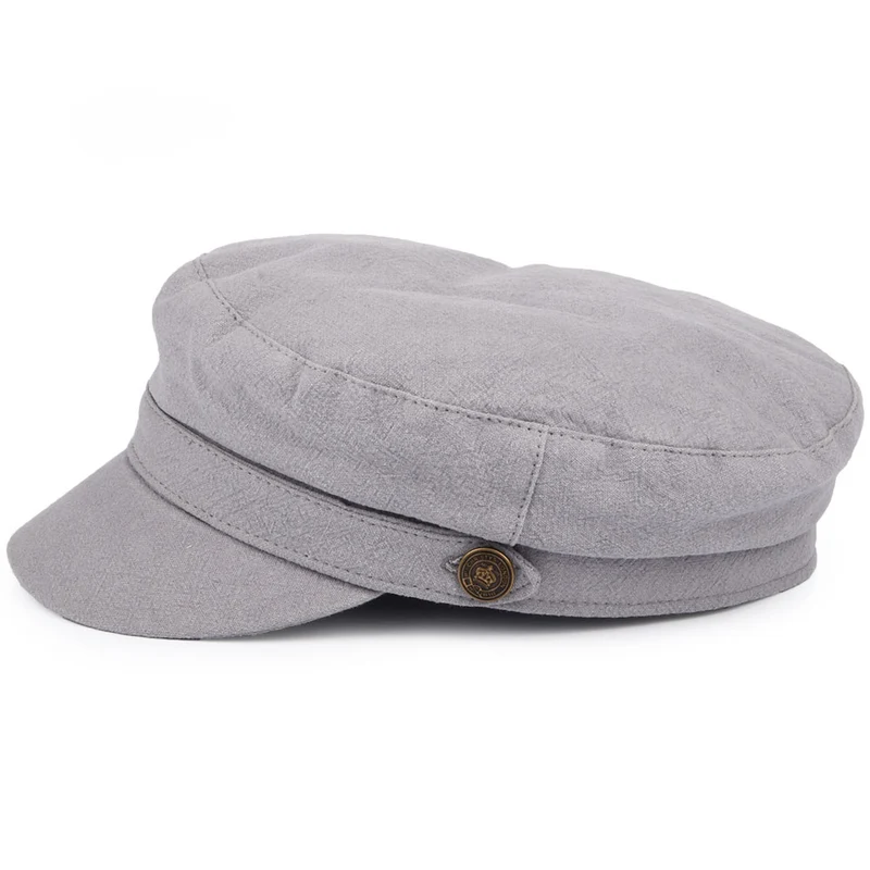 Casquette de Marin en Lin Épais Paddington gris CHRISTYS