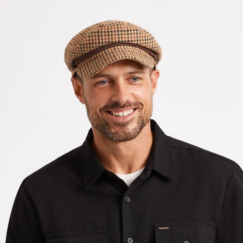 Casquette de Marin Pied-de-Poule khaki-multi BRIXTON