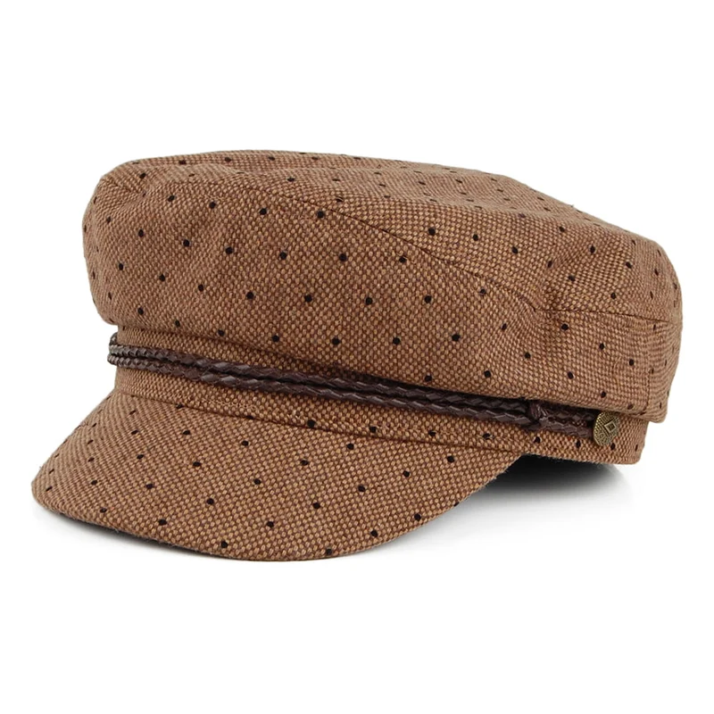 Casquette de Marin Fiddler à Pois Ashland marron-noir BRIXTON
