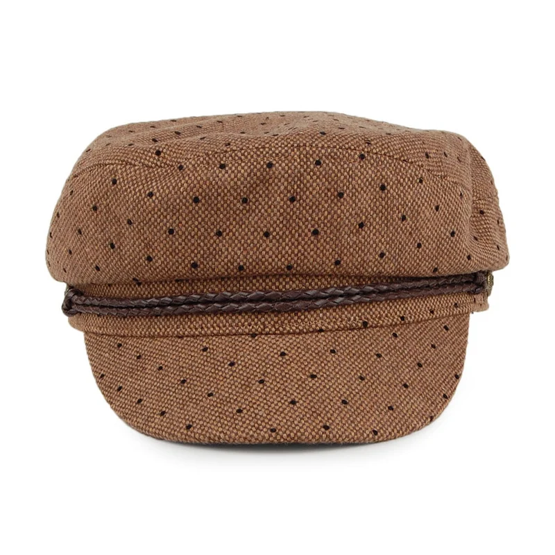 Casquette de Marin Fiddler à Pois Ashland marron-noir BRIXTON