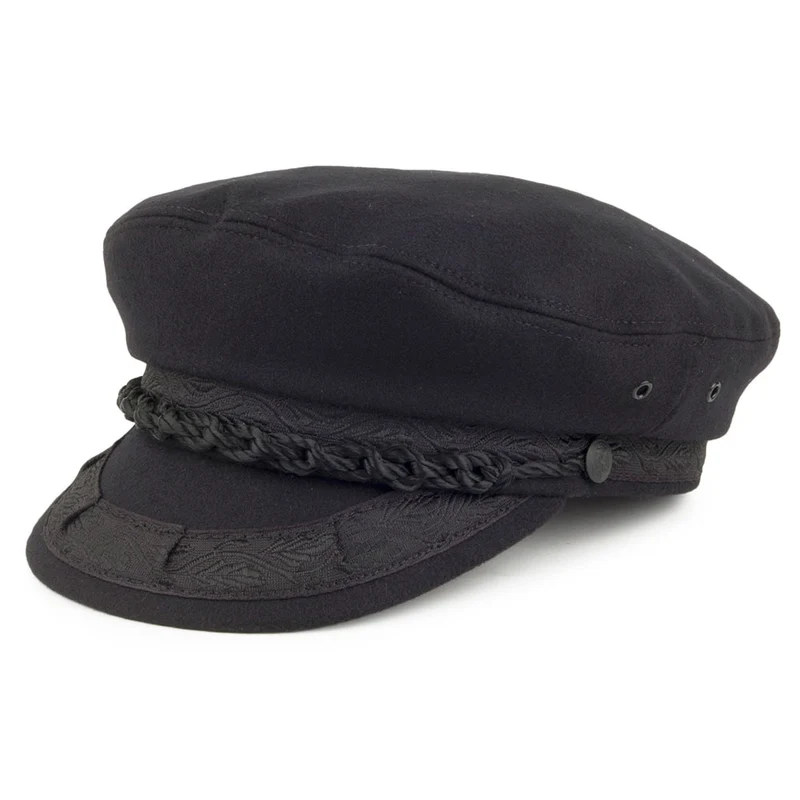 Casquette de Marin en Laine Classic noir JAXON & JAMES