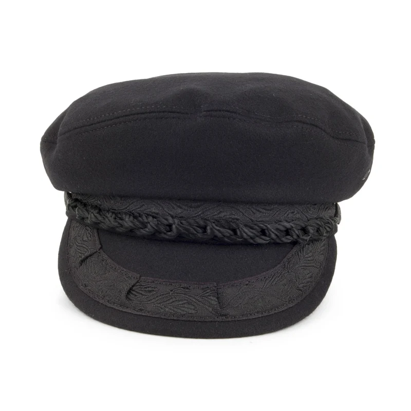 Casquette de Marin en Laine Classic noir JAXON & JAMES