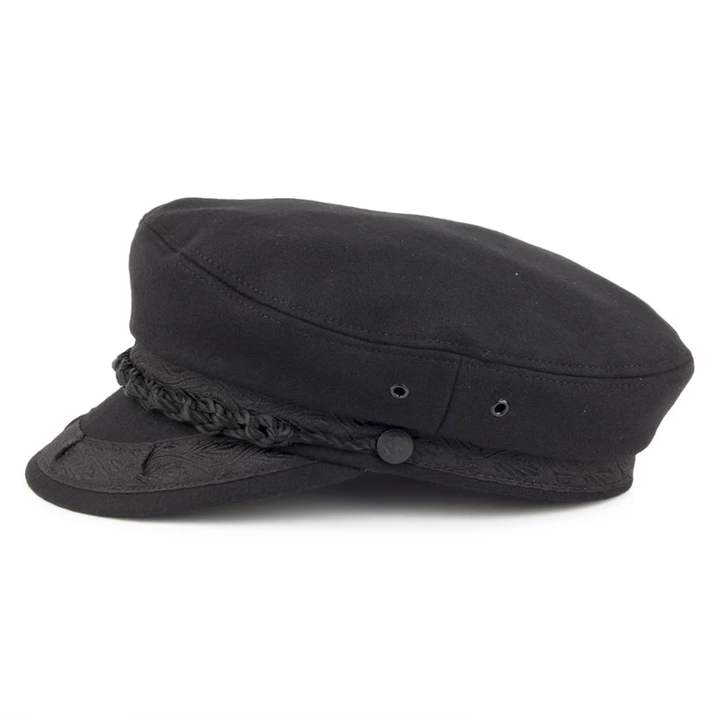Casquette de Marin en Laine Classic noir JAXON & JAMES