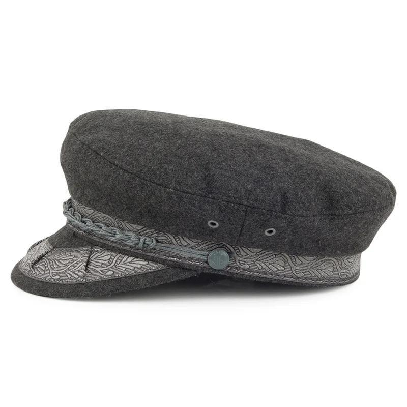 Casquette de Marin en Laine Classic gris JAXON & JAMES