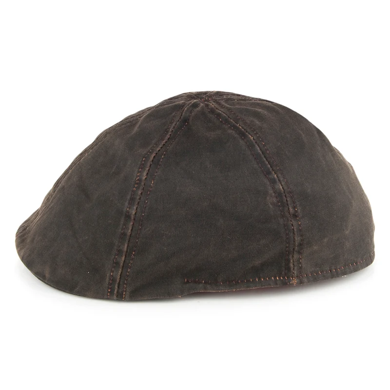 Casquette Plate Bec-de-Canard en Coton à Effet Usé DORFMAN PACIFIC