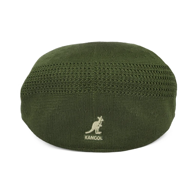 Casquette Plate en Tropic 504 Ventair vert militaire KANGOL