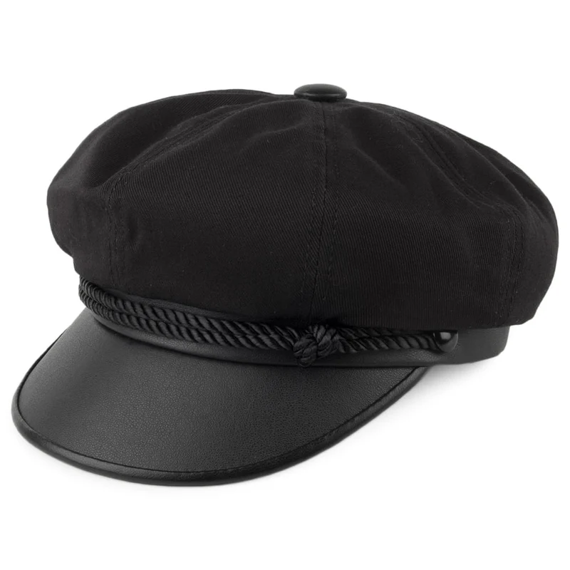 Casquette Brando en Toile noir NEW YORK HAT CO.