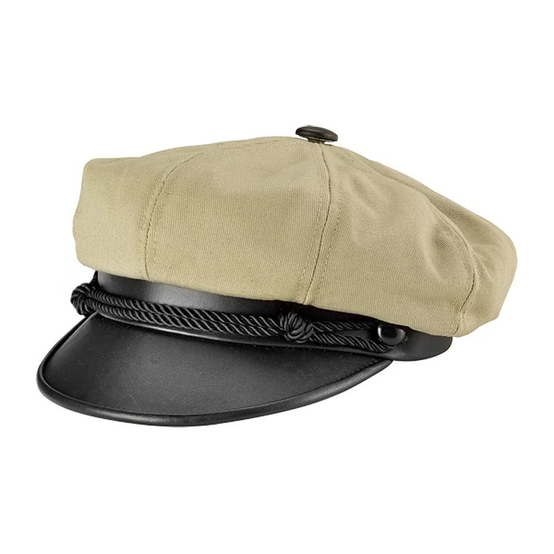 Casquette Brando en Toile khaki NEW YORK HAT COMPANY