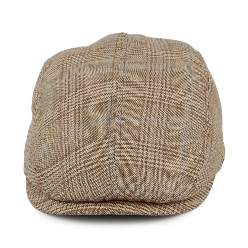 Casquette Plate en Moon Tailored Driver mélange de marrons CHRISTYS