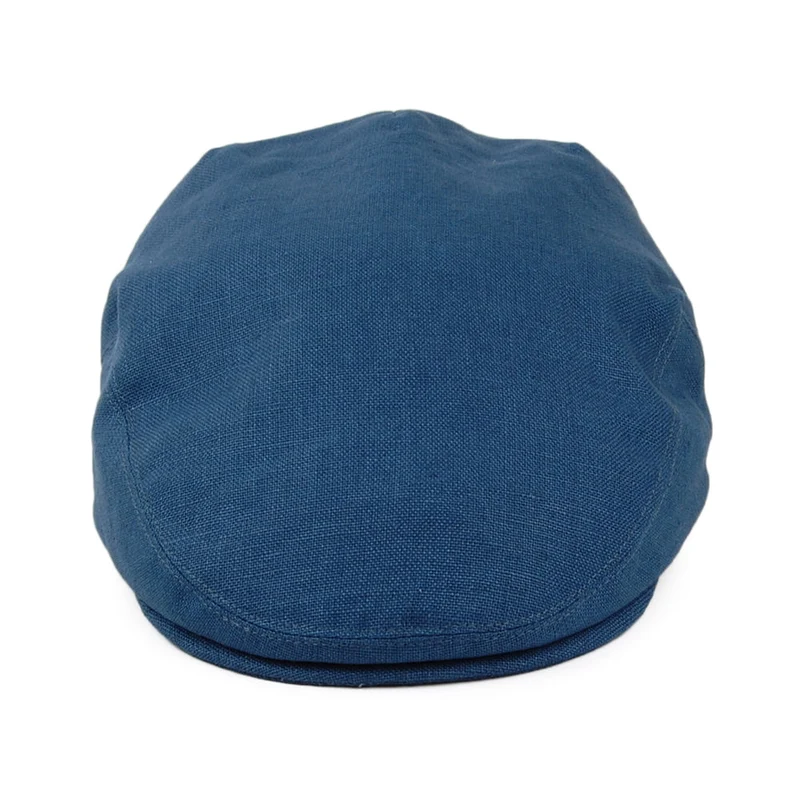 Casquette Plate en Lin Irlandais denim FAILSWORTH