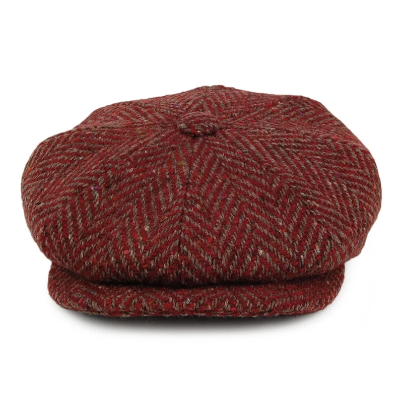 Casquette Gavroche à Larges Chevrons bordeaux CITY SPORT