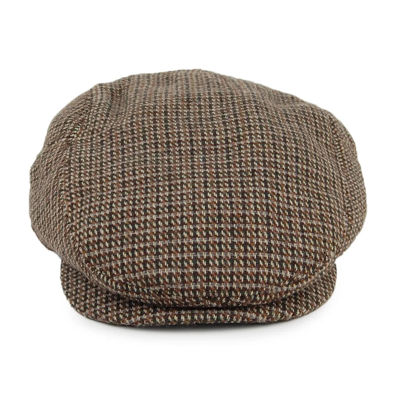 Casquette Plate Pied-de-Poule Oslo khaki BARTS