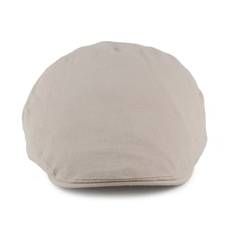 Casquette Plate en Lin et Coton Épais Skye Balmoral pierre CHRISTYS