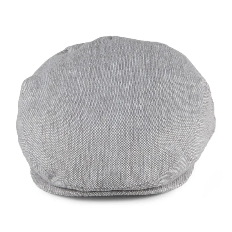 Casquette Plate en Lin Irlandais gris clair FAILSWORTH