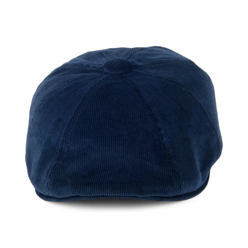Casquette Gavroche en Velours Côtelé Hawker bleu marine KANGOL