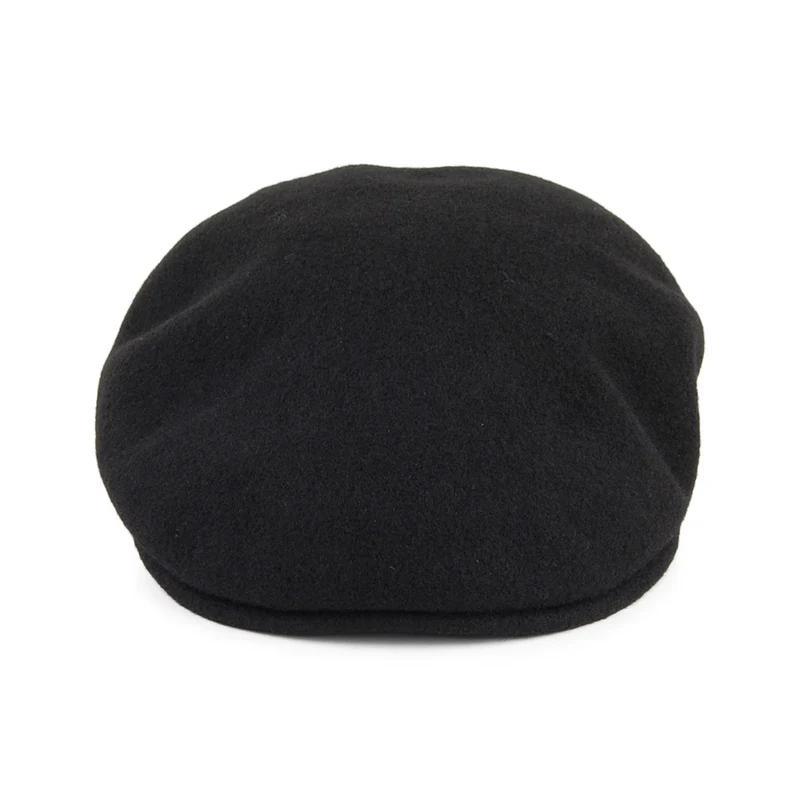 Casquette Plate en Laine Classic noir JAXON & JAMES