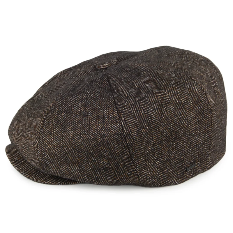 Casquette Gavroche à Chevrons Beech noir-marron BAILEY