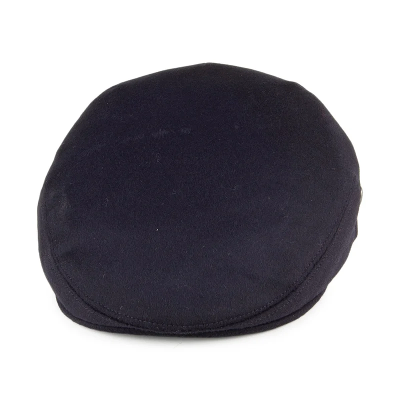 Casquette Plate en Pur Cachemire noir CITY SPORT