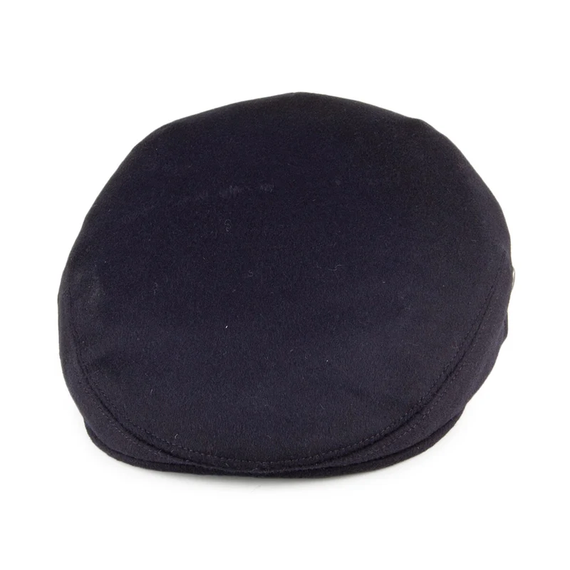 Casquette Plate en Laine Loden bleu marine CITY SPORT