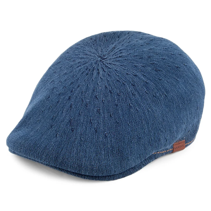 Casquette Plate Indigo 507 Denim jean KANGOL