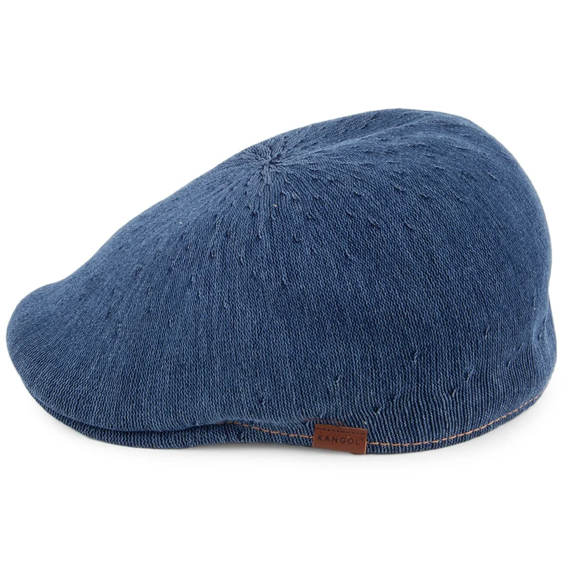 Casquette Plate Indigo 507 Denim jean KANGOL