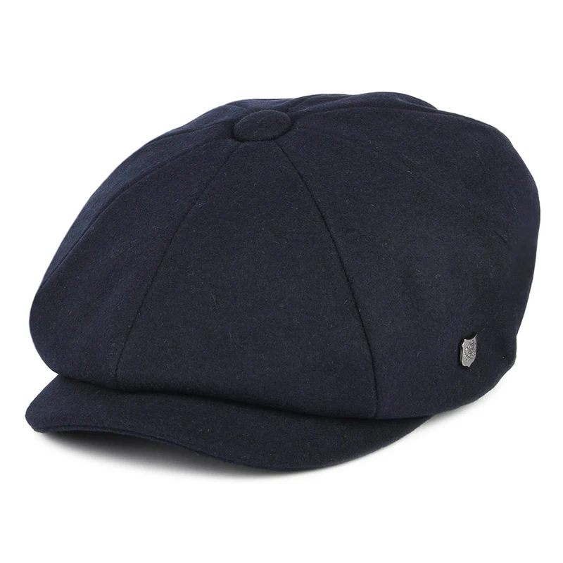 Casquette Gavroche en Melton Alfie bleu marine FAILSWORTH