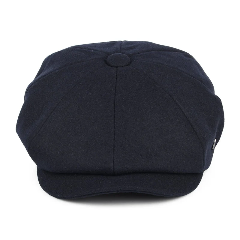 Casquette Gavroche en Melton Alfie bleu marine FAILSWORTH
