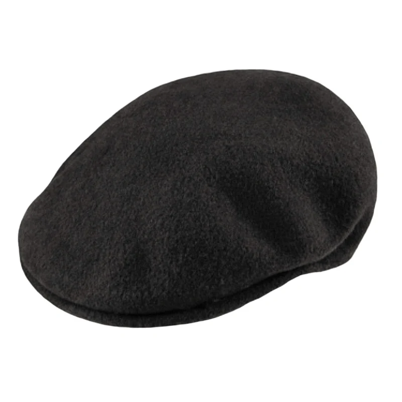 Casquette Plate en Laine 504 noir KANGOL